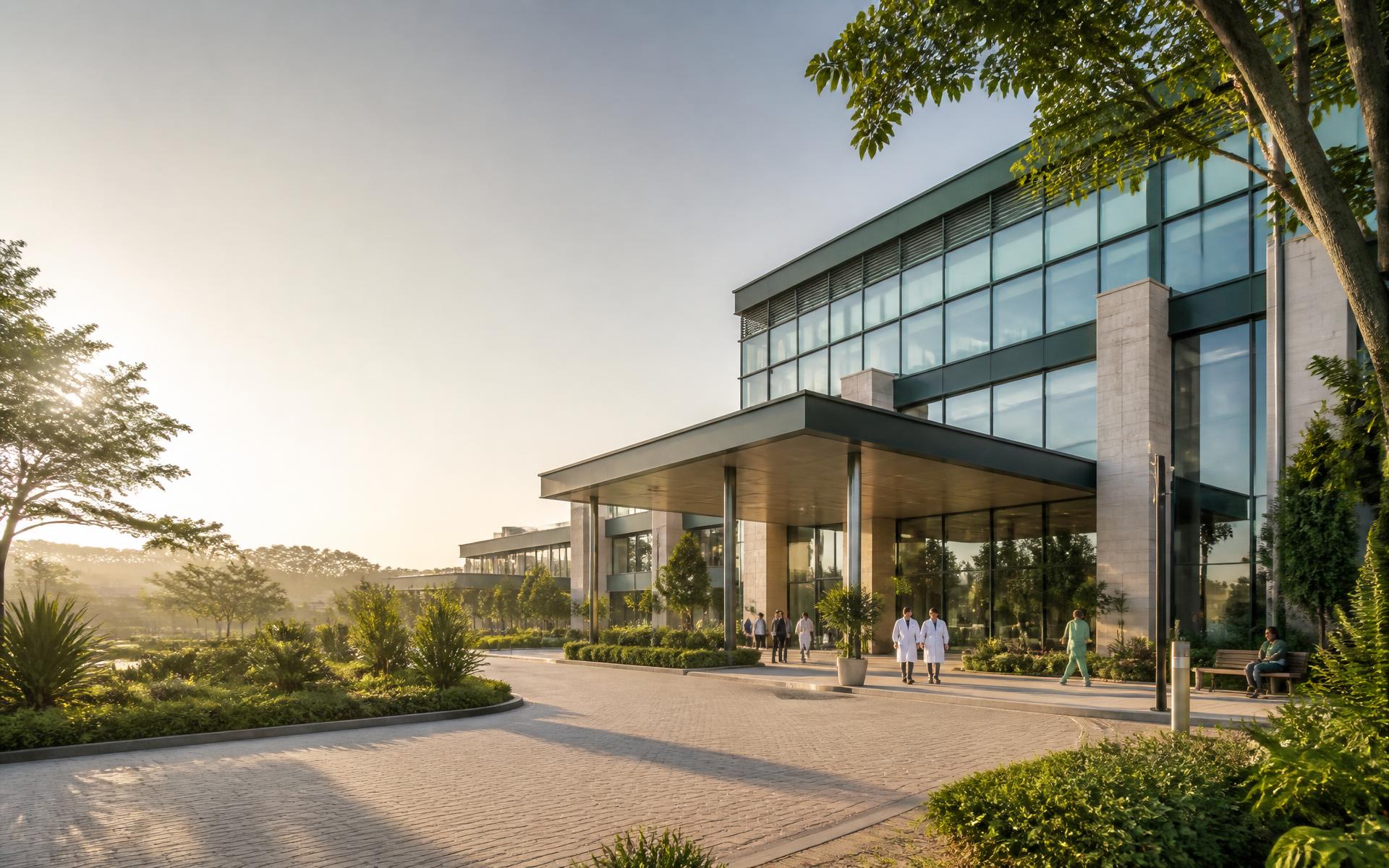 Modern sustainable healthcare campus in Nairobi